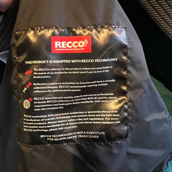 Mountain Hardwear Men's Firefall  Recco Deep Teal Jacket NWOT Medium - Picture 8 of 8